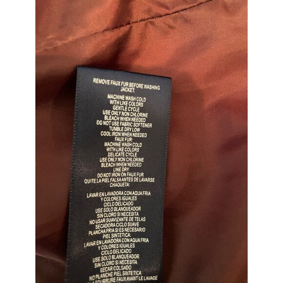 Tommy Hilfiger Quilted Winterwith Hood Puffer Coat Medium - Picture 7 of 13